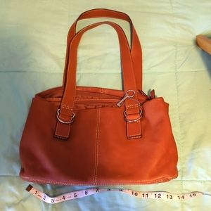 fossil leather purse